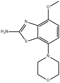 4-Methoxy-7-Morpholinobenzo[d]thiazol-2-aMine 구조식 이미지