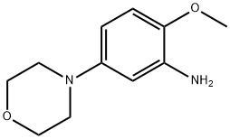 2-메톡시-5-모르폴리노아닐린 구조식 이미지