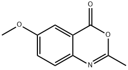 4H-3,1-Benzoxazin-4-one, 6-Methoxy-2-Methyl- 구조식 이미지