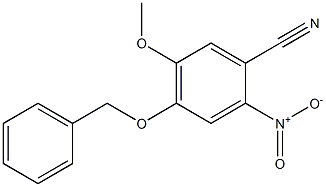 4-(benzyloxy)-5-Methoxy-2-nitrobenzonitrile Structure