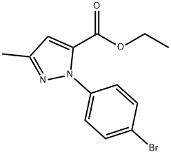 Ethyl 1-(4-broMophenyl)-3-Methyl-1H-pyrazole-5-carboxylate Structure