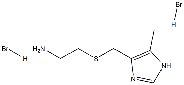 4-[(2-Aminoethyl)thiomethyl]-5-methylimidazole dihydrobromide Structure