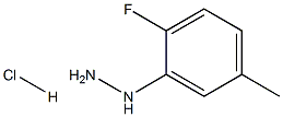 (2-Fluoro-5-Methylphenyl)hydrazine, HCl Structure