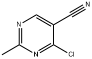 4-Chloro-2-MethylpyriMidine-5-carbonitrile Structure