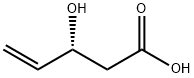 [R,(-)]-3-Hydroxy-4-pentenoic acid Structure