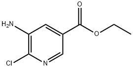 5-AMino-6-chloro-3-pyridinecarboxylic acid ethyl ester Structure