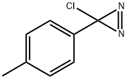 3-클로로-3-(4-메틸페닐)-3H-디아지린 구조식 이미지