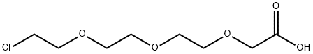 2-[2-[2-(2-Chloroethoxy)ethoxy]ethoxy]acetic Acid Structure