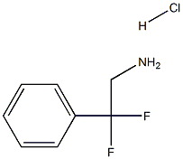 2,2-Difluoro-2-phenylethanaMine HCl Structure