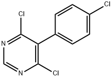 4,6-dichloro-5-(4-chlorophenyl)-pyriMidine Structure