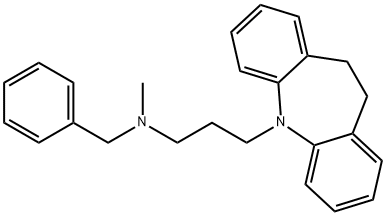 N-Benzyl-3-(10,11-dihydro-5H-dibenzo[b,f]azepin-5-yl)-N-Methylpropan-1-aMine 구조식 이미지
