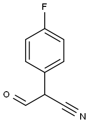 2-(4-플루오로페닐)-3-옥소프로판니트릴 구조식 이미지