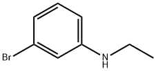 3-bromo-N-ethylaniline 구조식 이미지