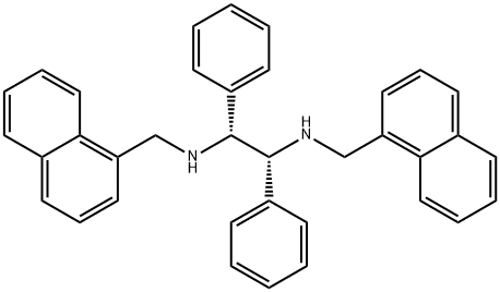 1R,2R-N,N'-bis(1-naphthalenylMethyl)-1,2-diphenyl-1,2-EthanediaMine Structure
