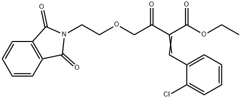 400024-08-0 2-[(2-Chlorophenyl)Methylene]-4-[2-(1,3-dihydro-1,3-dioxo-2H-isoindol-2-yl)ethoxy]-3-oxobutanoic Acid Ethyl Ester