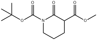 Methyl N-Boc-2-oxopiperidine-3-carboxylate Structure