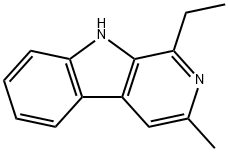 9H-Pyrido[3,4-b]indole,1-ethyl-3-methyl-(9CI) Structure