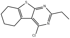 4-Chloro-2-ethyl-5,6,7,8-tetrahydrobenzo[b]thieno[2,3-d]pyriMidine, 96% Structure