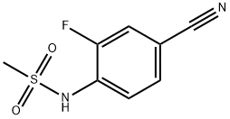 N-(4-Cyano-2-fluorophenyl)MethanesulfonaMide Structure