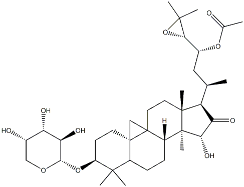 아세틸시미제놀-3-O-α-L-아라비노피란시드 구조식 이미지