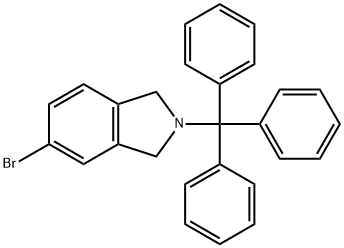 5-broMo-2-tritylisoindoline Structure