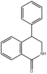 4-페닐-3,4-디하이드로이소퀴놀린-1(2H)-온 구조식 이미지