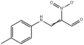 2-Nitro-3-(p-tolylaMino)acrylaldehyde Structure