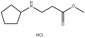 Methyl 3-(cyclopentylaMino)propanoate hydrochloride Structure