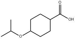 4-(1-Methylethoxy)-cyclohexanecarboxylic acid Structure