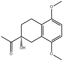 1-[(2R)-1,2,3,4-Tetrahydro-2-hydroxy-5,8-dimethoxy-2-naphthalenyl]-ethanone Structure