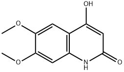 4-Hydroxy-6,7-dimethoxyquinolin-2(1H)-one Structure