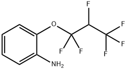2-(1,1,2,3,3,3-Hexafluoropropoxy)benzenamine 구조식 이미지