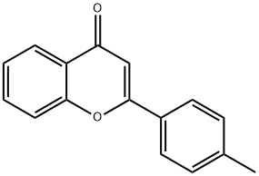 4H-1-Benzopyran-4-one, 2-(4-Methylphenyl)- Structure