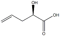 (R)-2-Hydroxy-4-pentenoic acid Structure