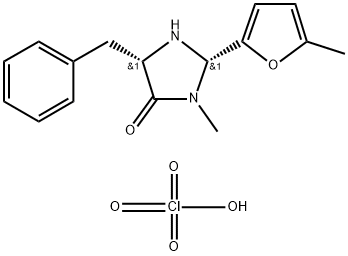 (2S,5S)-5-Benzyl-3-Methyl-2-(5-Methyl-2-furyl)-4-iMidazolidinone perchlorate Structure