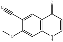 7-Methoxy-4-oxo-1,4-dihydroquinoline-6-carbonitrile Structure