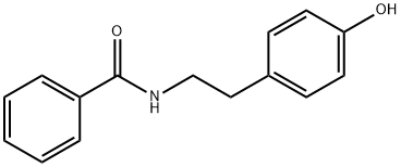 N-[2-(4-Hydroxyphenyl)ethyl]benzamide Structure