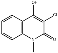 3-Chloro-4-hydroxy-1-Methylquinolin-2(1H)-one Structure