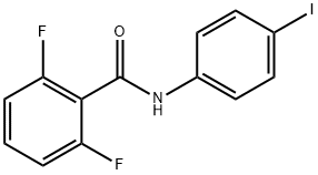 BenzaMide, 2,6-difluoro-N-(4-iodophenyl) 구조식 이미지