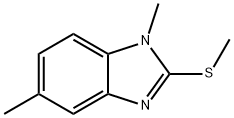 1H-Benzimidazole,1,5-dimethyl-2-(methylthio)-(9CI) Structure