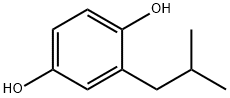 2-isobutylbenzene-1,4-diol 구조식 이미지