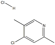 4-Chloro-2,5-diMethylpyridine hydrochloride Structure