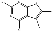 2,4-Dichloro-5,6-diMethylthieno[2,3-d]pyriMidine Structure