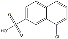 8-chloronaphthalene-2-sulfonic acid Structure