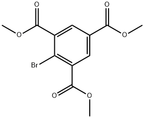 TriMethyl 2-broMobenzene-1,3,5-tricarboxylate Structure