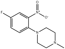 1-(4-Fluoro-2-nitrophenyl)-4-Methylpiperazine, 97% Structure