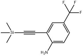 440363-04-2 BenzenaMine, 4-(trifluoroMethyl)-2-[2-(triMethylsilyl)ethynyl]-