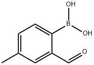 (2-ForMyl-4-Methylphenyl)boronic산 구조식 이미지