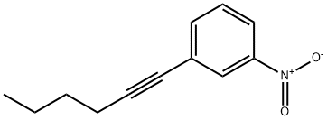 1-(hex-1-ynyl)-3-nitrobenzene 구조식 이미지