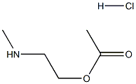 2-(MethylaMino)ethyl acetate hydrochloride Structure